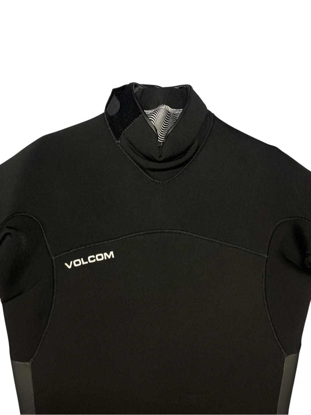Volcom Men's 4/3MM Modulator Chest Zip Full Wetsuit Black Long Sleeve Size Large